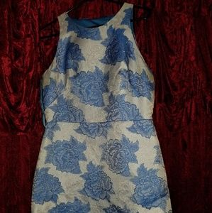 Sleeve-less white dress